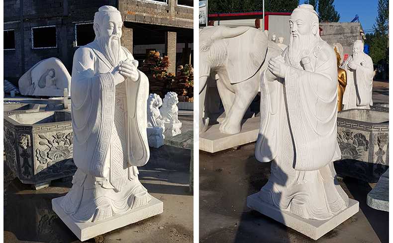校園孔子像，學校孔子雕像，孔子景觀雕塑