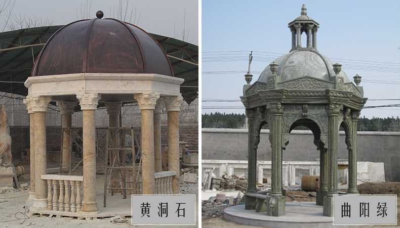 歐式景觀亭子，石雕大理石亭子，河北涼亭廠家